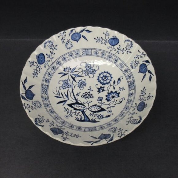 J. G. Meakin England China BLUE NORDIC 8 3/8 Inch Round Serving Vegetable Bowl - Picture 2 of 4